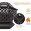 Bulle Round Iron Wood Burning Fire Pit