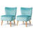 Tisdale Velvet Slipper Chair-2106513863