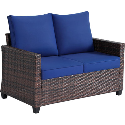 Outdoor Rattan Couch,patio Wicker Sofa