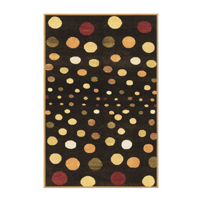 Reppond Chenille Polka Dots Indoor Rug