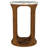 Vachel Round Marble Top Side Table White And Brown