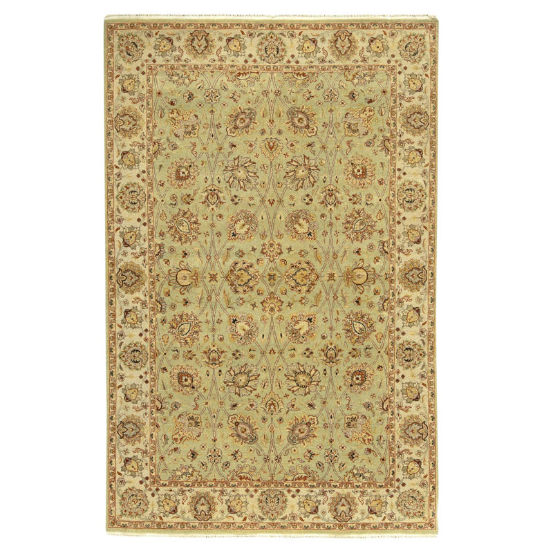 Hand Knotted Oriental Area Rug in Multi