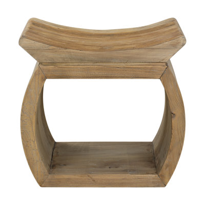 Tabouret d'appoint en bois massif Lera