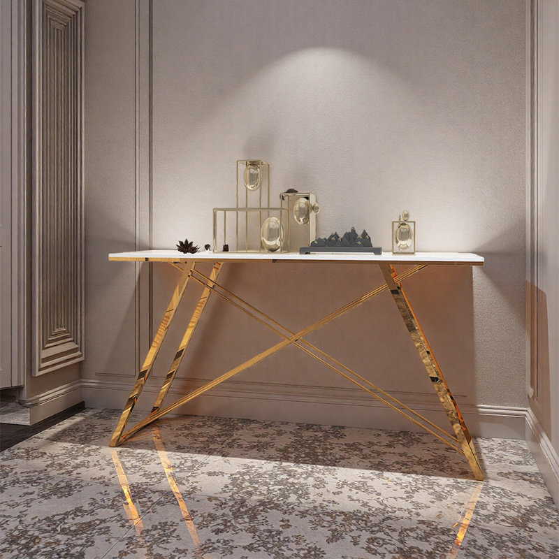 Orren Ellis Fashionable Luxury-style Console Table - Wayfair Canada