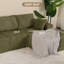 Canapés modulaires en forme de nuage, tissu chenille moelleux, design moderne en forme de L, idéal pour le confort du salon