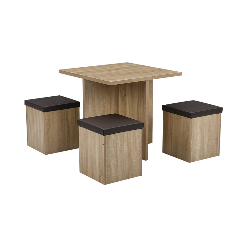 Barleria 4 - Person Dining Set, Natural