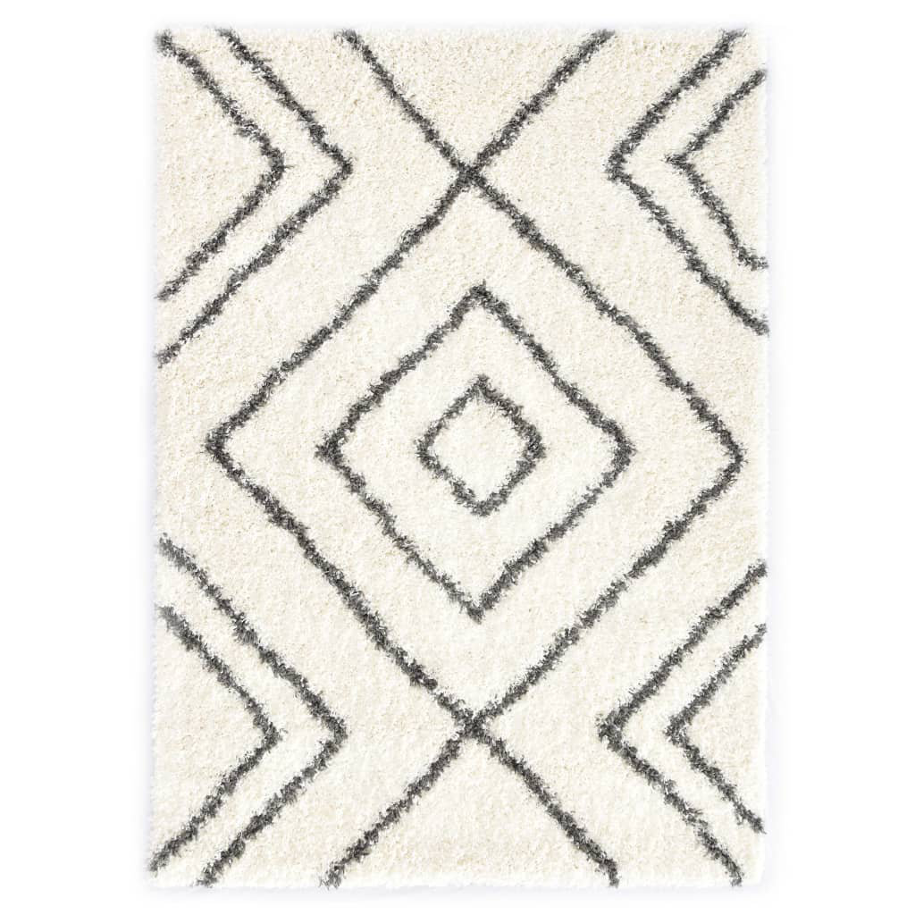 Abana Shag Beige/Grey Rug