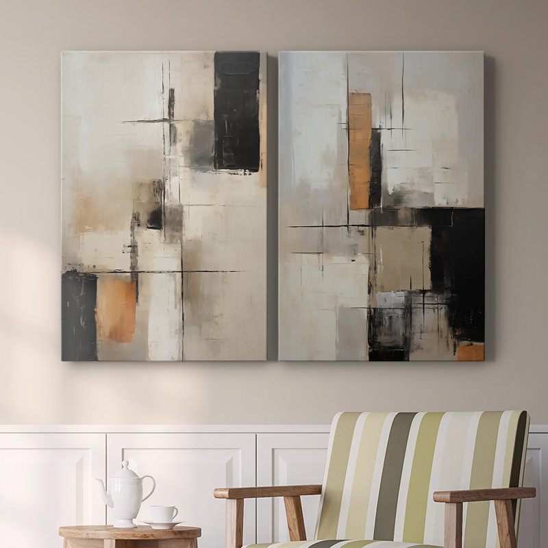 ABSTRACT Series CCCLXIV-Premium Gallery Wrapped Canvas -Ready to Hang, 27" H x 36" W