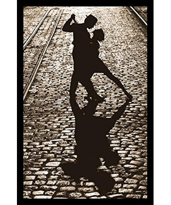 « last danse street tango », reproduction de photo encadrée