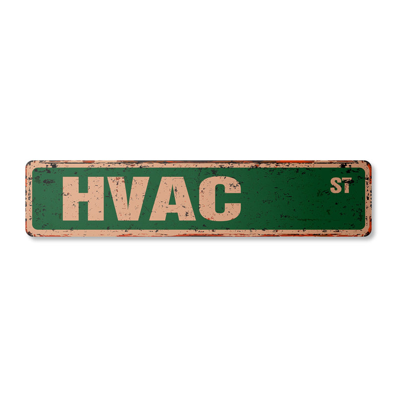 Plaque de rue Hvac en plastique robuste 6 po x 24 po