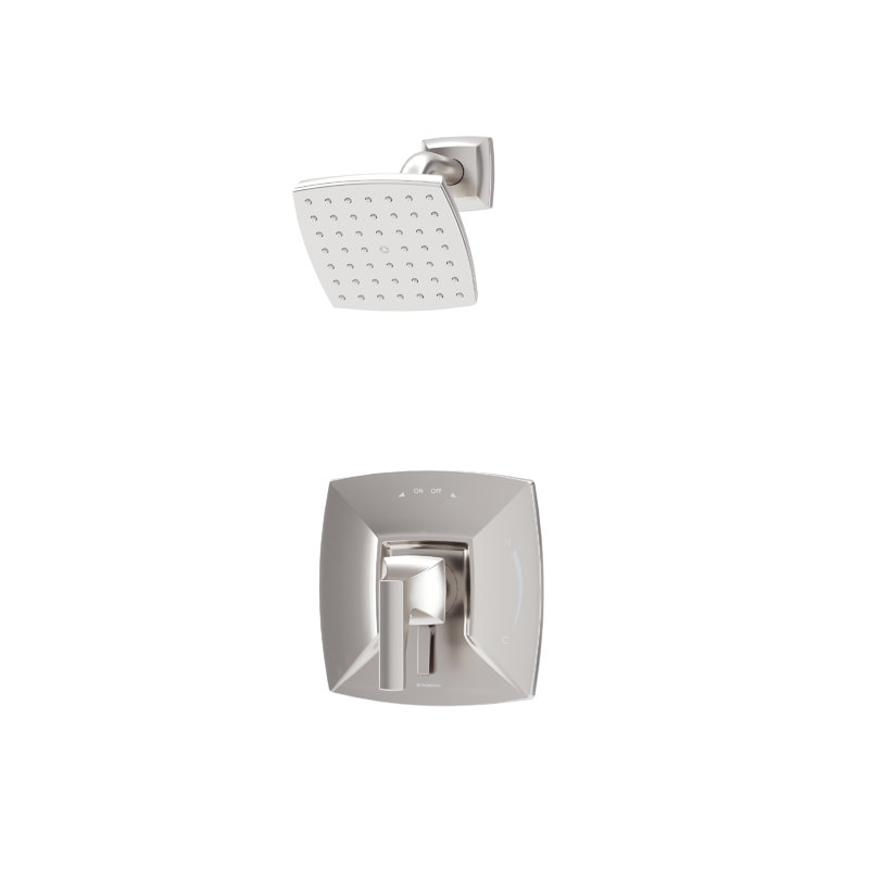 Oak HydroMersion Shower Trim Kit with Volume Control, Satin Nickel