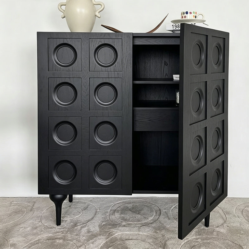 Armoire d'appoint noire Simple Home