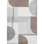 Tapis géométrique ivoire / gris / bourgogne Aurohom-1318323066