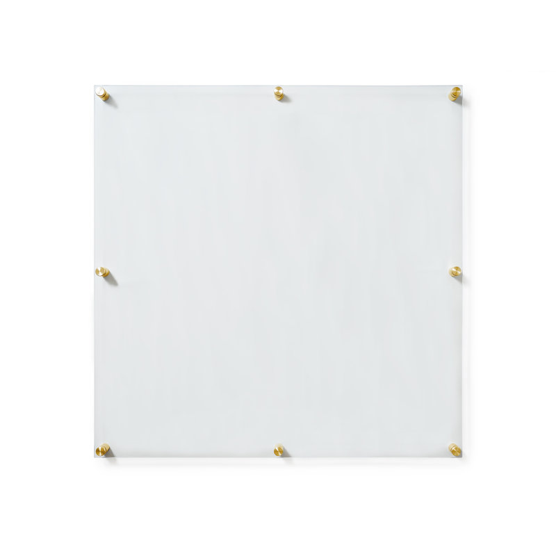 Double Panel Acrylic Picture Frame, 40" H x 40" W, Gold