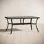 Ensemble de salle à manger rectangulaire pour 6 personnes 60 po avec parasol Aivo-2007345933
