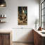 Ancienne impression sur toile Bouddha en pierre-707382223