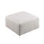 Canapé-repose-pieds, sans assemblage, tissu chenille