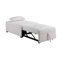 Canapé-lit moderne en tissu Sherpa
