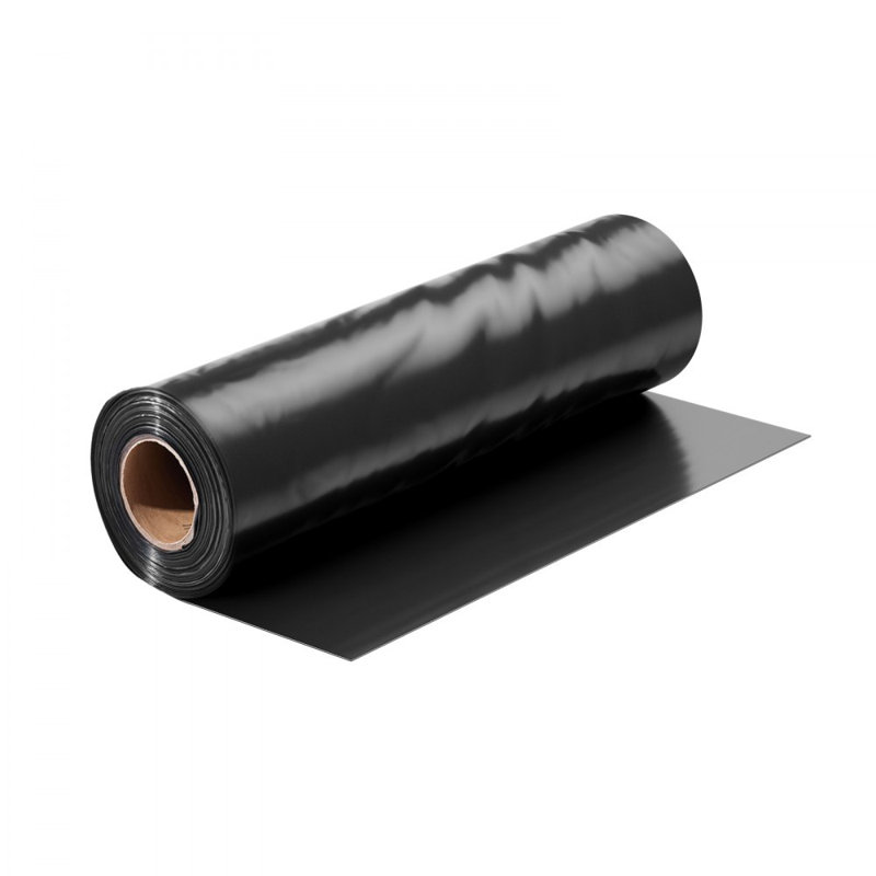 14 feuilles de plastique de 14 mil, rouleau de feuilles épais en plastique de 10 pi, toile protectrice en plastique pour pare-vapeur rampant, noir et blanc, double face, multi-usages
