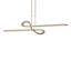 Switchback Kitchen Island Geometric LED Pendant-857044485