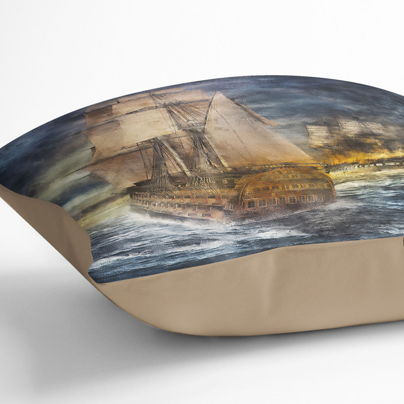 Square Cushion, Stone, 55cm H x 55cm W x 20cm D
