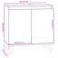 Saajan 58cm Single Bathroom Vanity Base Only-398462029