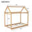 Twin Size Wooden House Bed