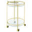 Chariot-bar moderne moderne en métal chromé -348021897