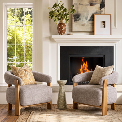 Fauteuil demi-tonneau Garrison