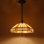 Luminaire hexagonal en vitrail 16 po Tiffany