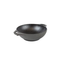 Wok à induction Pan, fer chinois Pot avec poignée en bois, couvercle Pot en  bois, ronde conception de fond, 30CM (Color : B)