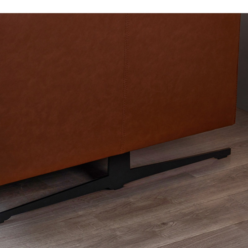 Retro Minimalist Luxury Sofa, Brown