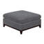 Ensemble de canapé modulaire en tissu de chenille gris cendré 6 pièces pour salon et canapé d'angle 3X