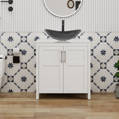 30" Free-Standing Modern Single Bathroom Vanity With Sink