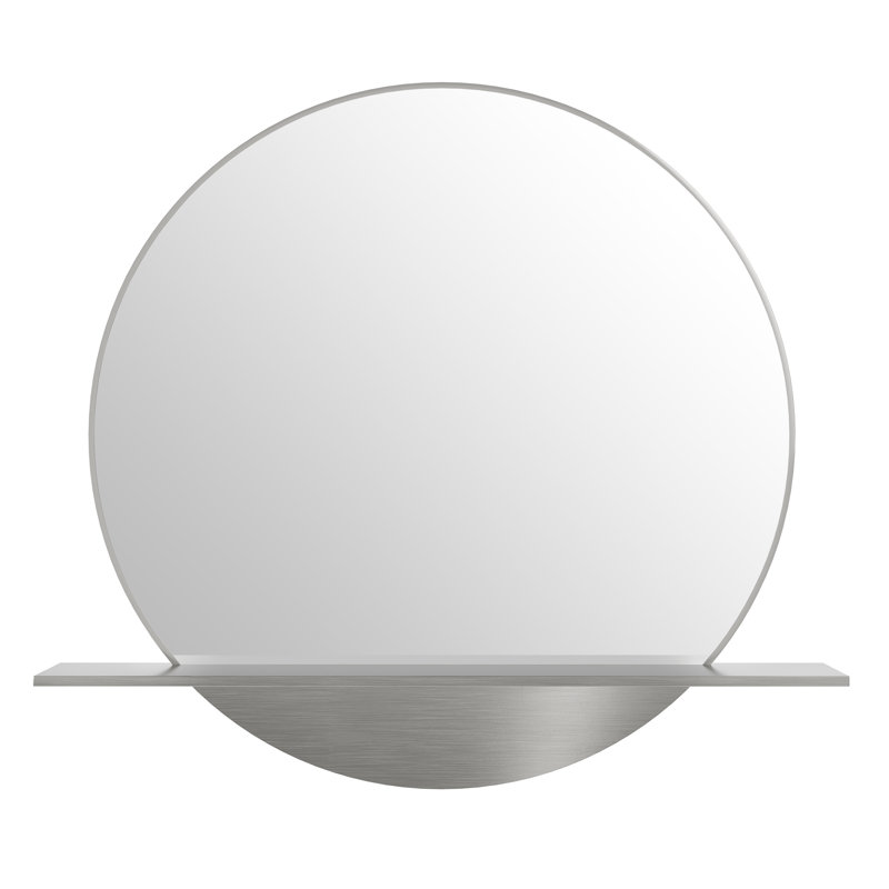 Miroir plateforme 24 po, Nickel brossé