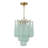 Hamdiye 4 Light Aged Brass Pendant-2040588022