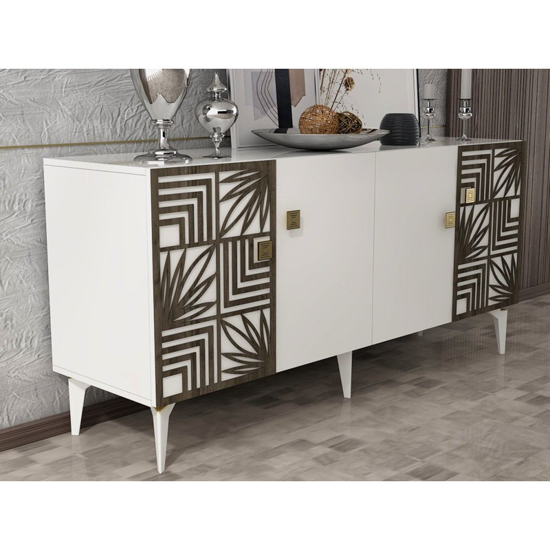 Olivia 150cm Console Table, White