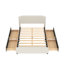Lit plateforme tapissier avec rangement Ljubka-838007939