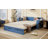 Daybed With Removable Desk, Storage Drawers & Hydraulic Side Table-748031412-748031408