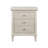 Birchaven 24" Wide Willow Finish Meadow Wallpaper Wrapped Nightstand