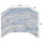 60"W x 32"D x 84"H - Azul Matte Shower Wall System (5-Piece)
