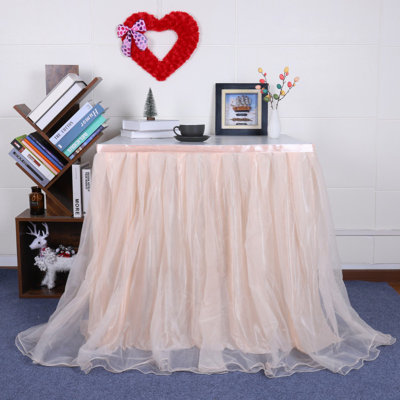 1 jupe de table en tulle 100X75cm / 38.37X29.52