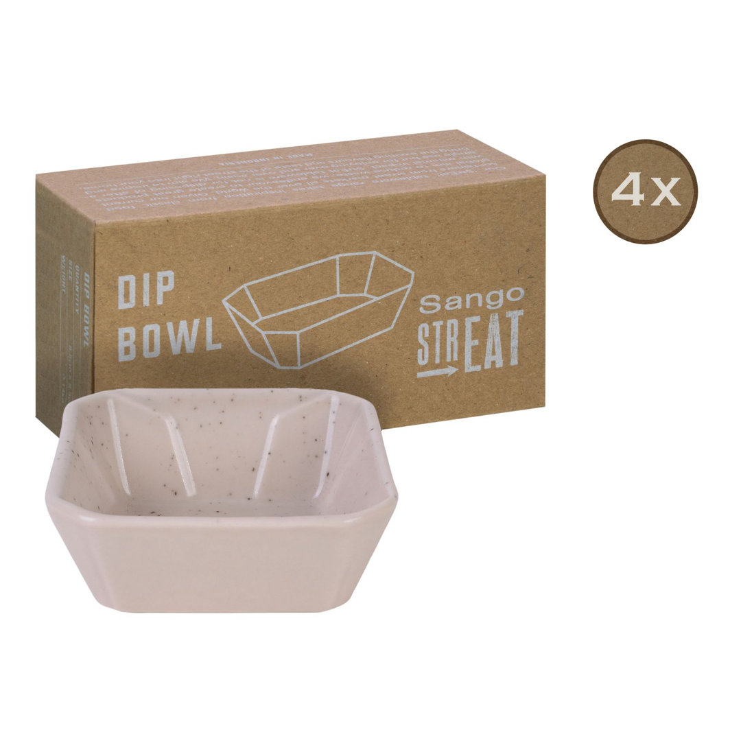 Creatable, 33970, Serie Streat Food, Geschirrset, Streat Dip Bowl 4 Teilig