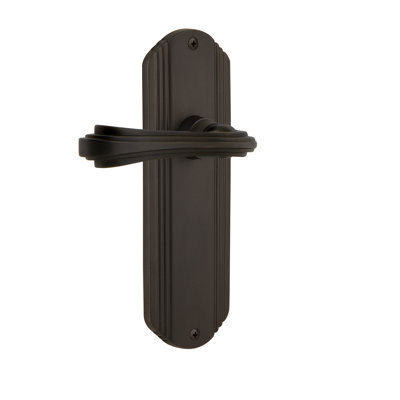 Deco Plate Double Dummy with Fleur Lever