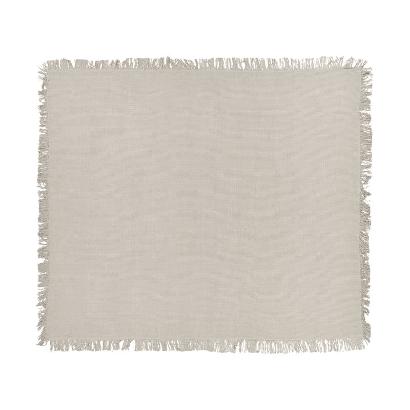 YERBENT Cotton No Pattern Bedspread, Grey