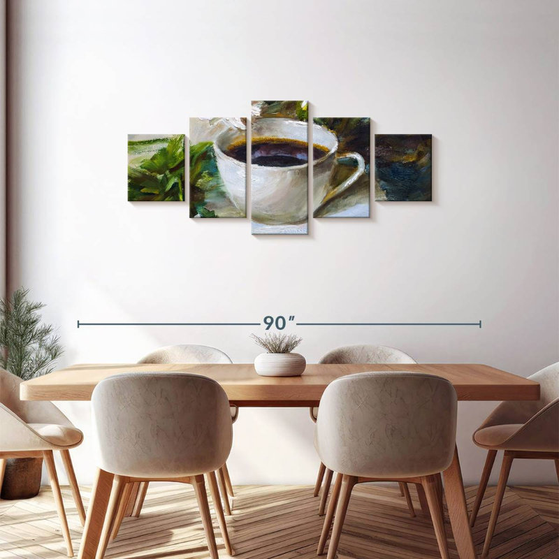 Tasse à café, H 30 po x l 68 po