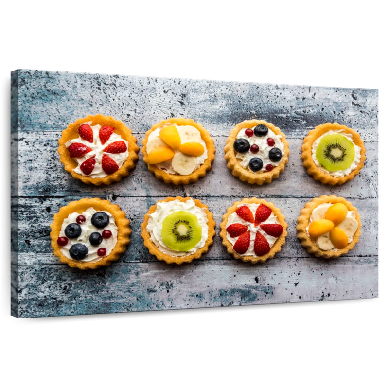 Yarlin Fruit Tarts, 34" H x 51" W
