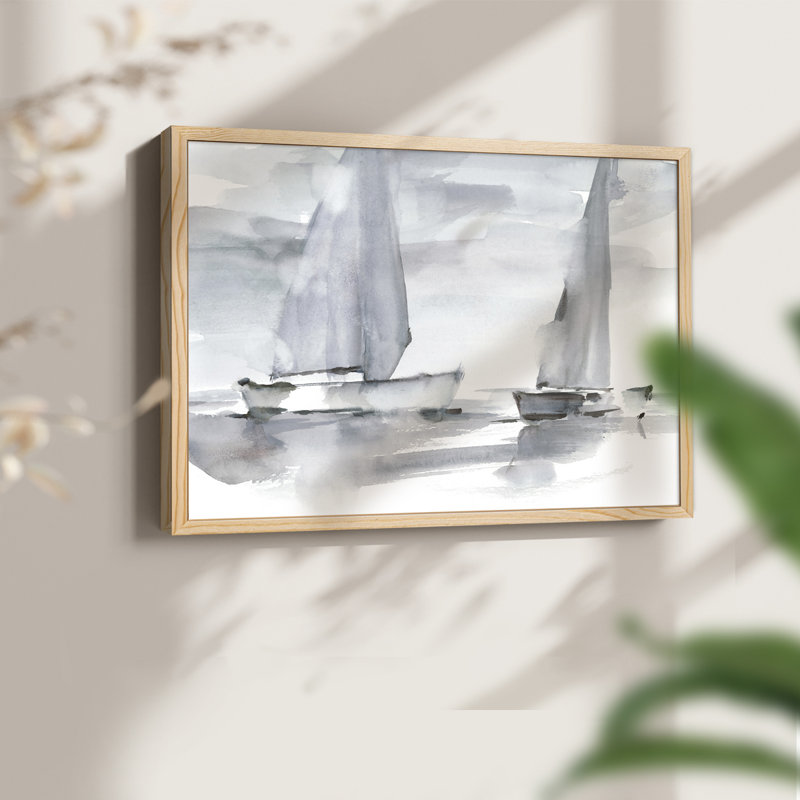 «Misty Sails II», reproduction encadrée, Naturel, H 11 po x l 14 po