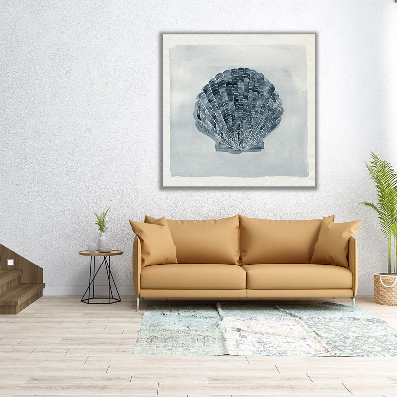 «Blue Treasure I», reproduction d'art sur toile, H 20 po x l 20 po