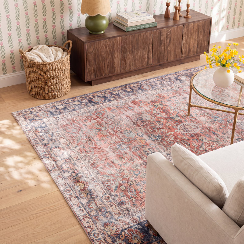 Andikan Oriental Indoor Rug, Rectangle 8'10" x 12'